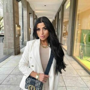 Zara White Double-Breasted Blazer